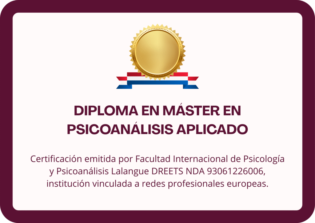 Diploma Máster en Psicoanálisis Aplicado