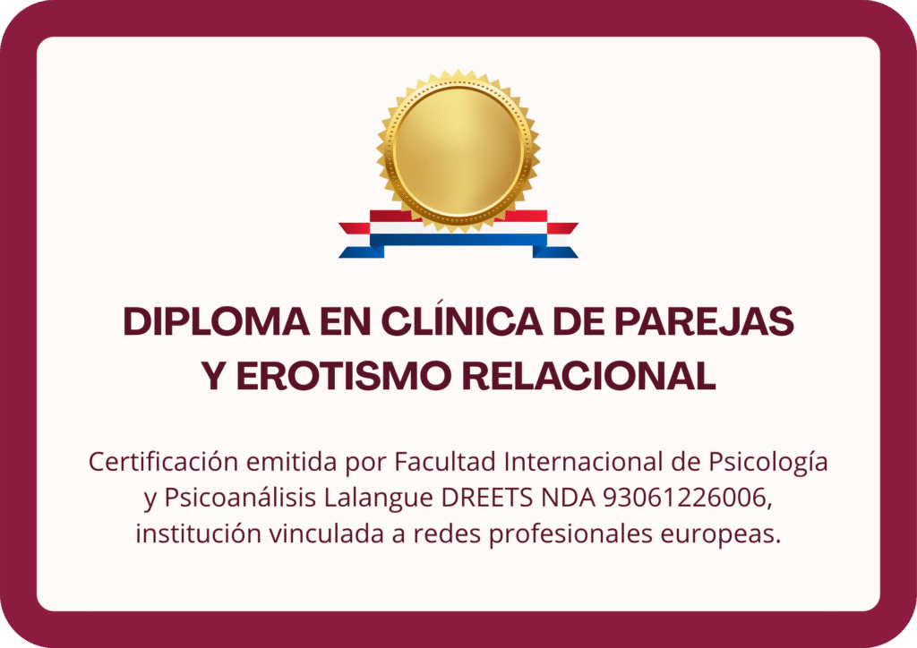 Diploma en Clínica de parejas y erotismo relacional